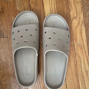 CROCS Classic Beige Slide Sandals